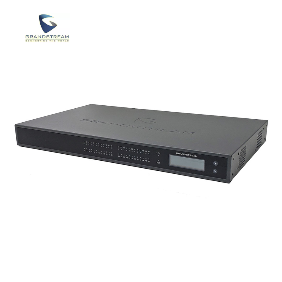 GRANDSTREAM GXW4248 GATEWAY VOIP ANALÓGICO FXS CON 48 PUERTOS FXO, PANTALLA GRAFICA