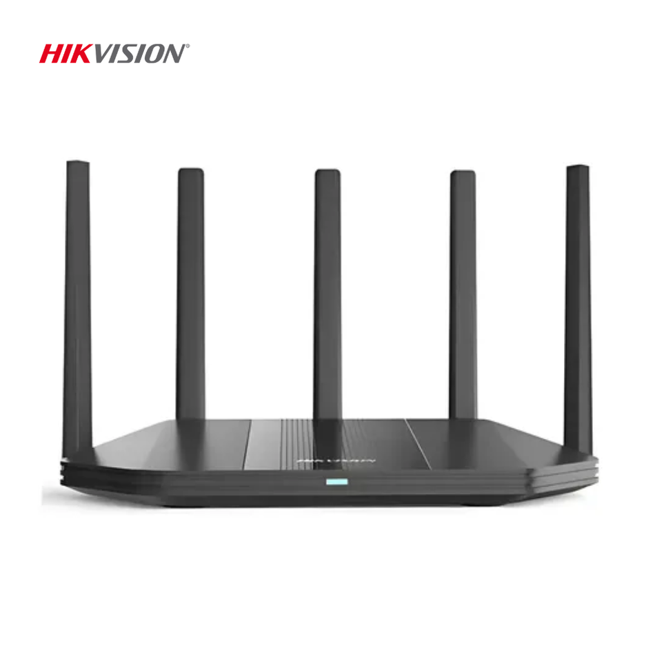 HIKVISION DS-3WR18X ROUTER INALÁMBRICO / WIFI 6 / HASTA 1800 MBPS / MESH / DOBLE BANDA AC (2.4 GHZ Y 5 GHZ) / 4 PUERTOS 1000 MBPS / 5 ANTENAS OMNIDIRECCIONAL