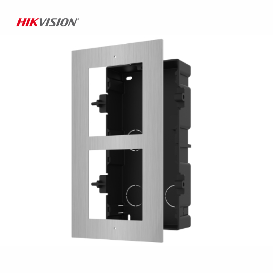 HIKVISION DS-KD-ACF2/PLASTIC MONTAJE EMPOTRADO PARA DOS MODULOS DE VIDEOPORTERO