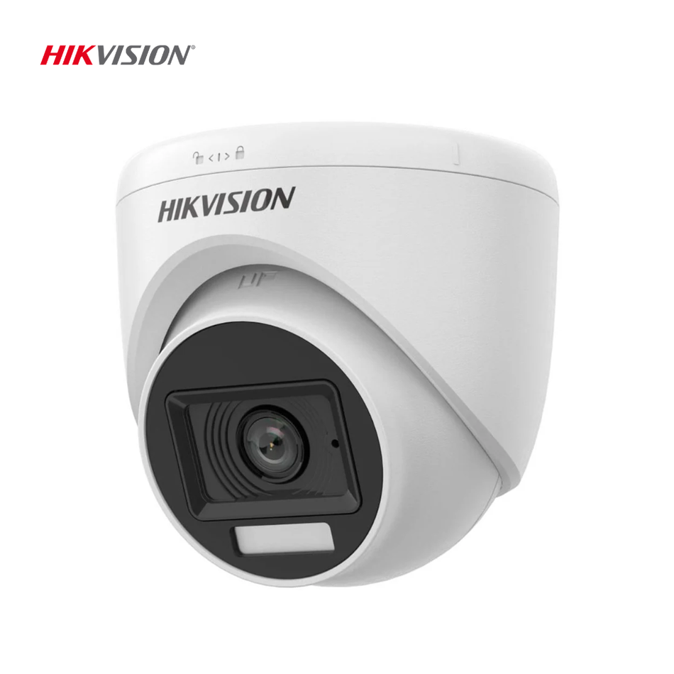 HIKVISION DS-2CE76K0T-LPFS CÁMARA DOMO 5MP SMART HYBRID LIGHT C/AUDIO