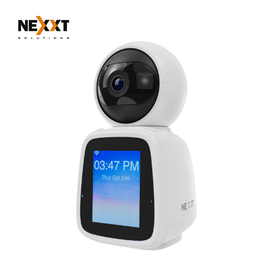 NEXXT SOLUTIONS NHC-IP20 - CÁMARA IP PARA INTERIORES, 2MP, WIFI 2.4GHZ, MOTORIZADA