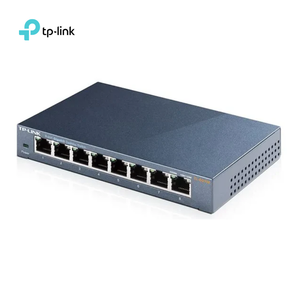 TP-LINK SG108 SWITCH 8 PUERTOS RJ45 GIGABIT