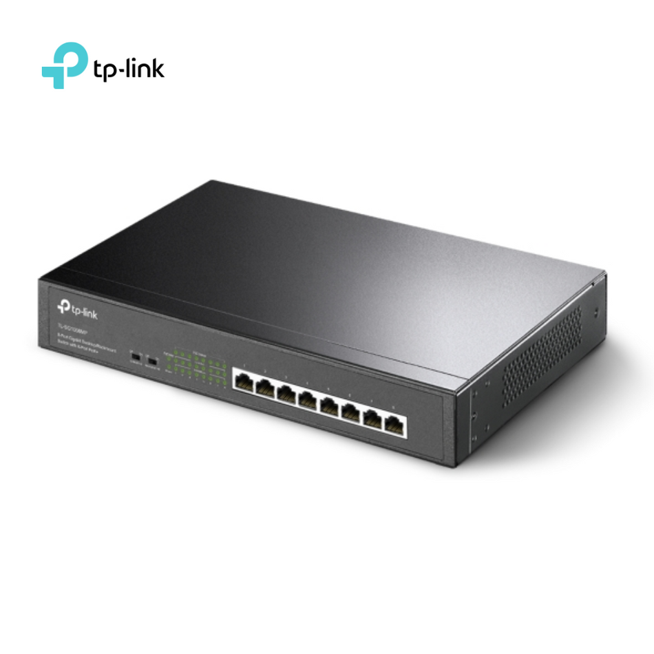 TP-LINK SG1008MP SWITCH POE 8 PUERTOS GIGABIT RACKEABLE