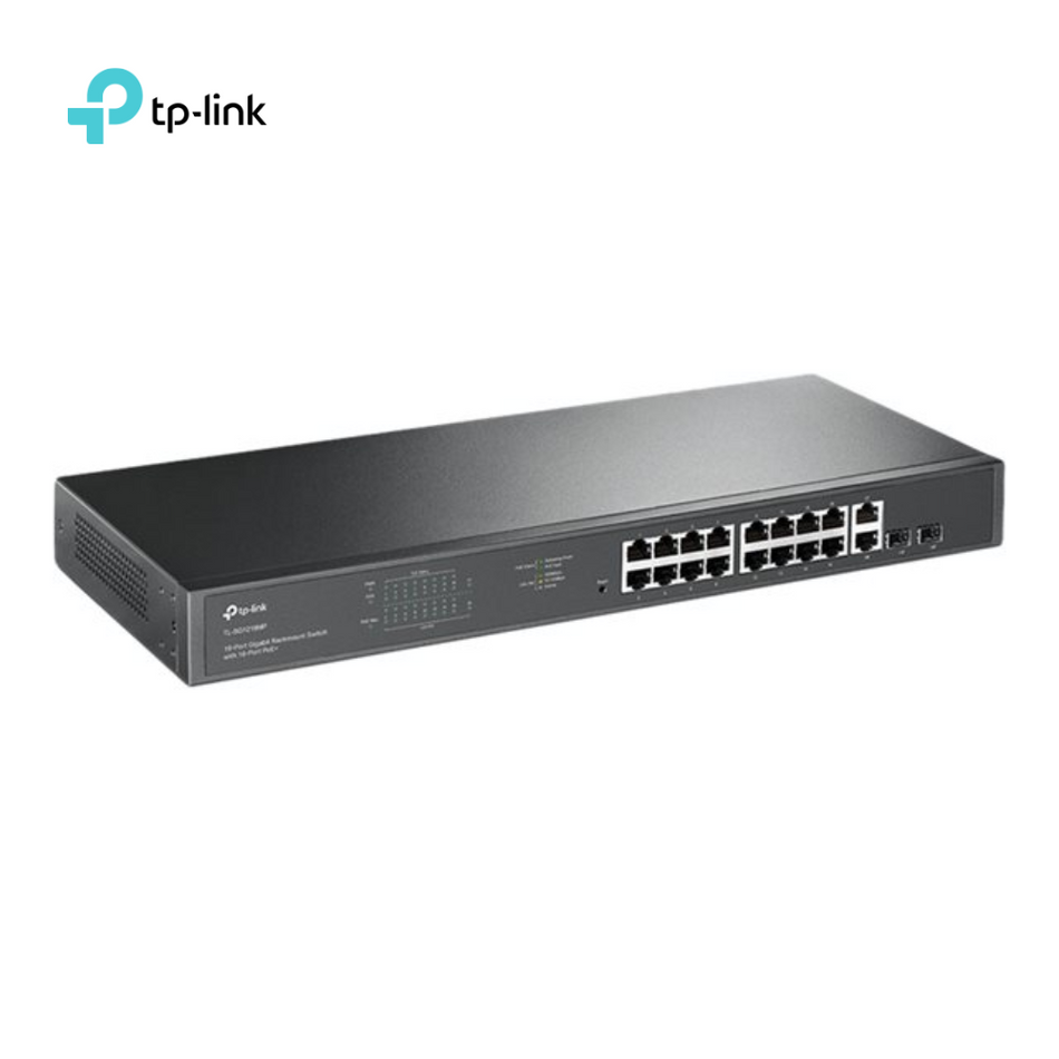 TP-LINK SG1218MP SWITCH 18 PUERTOS GIGABIT 16P POE RACKEABLE