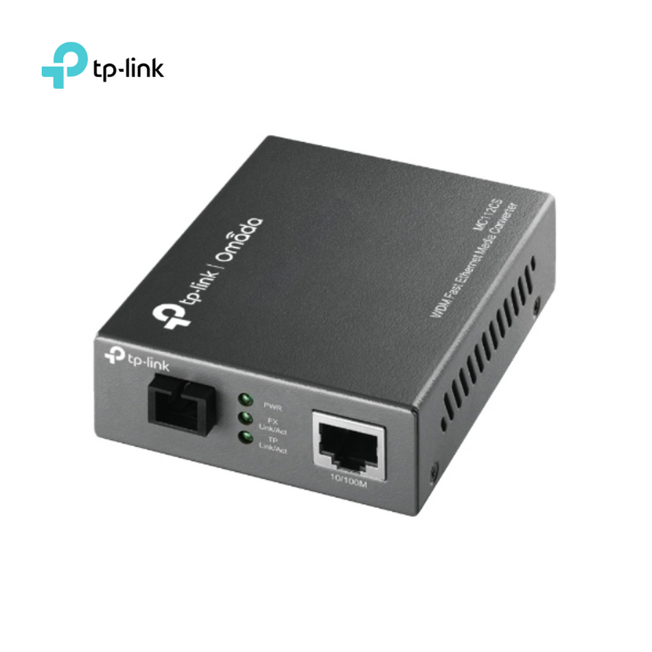 TP-LINK MC112CS MEDIA CONVERTER WDM 10/100MBPS 20KM