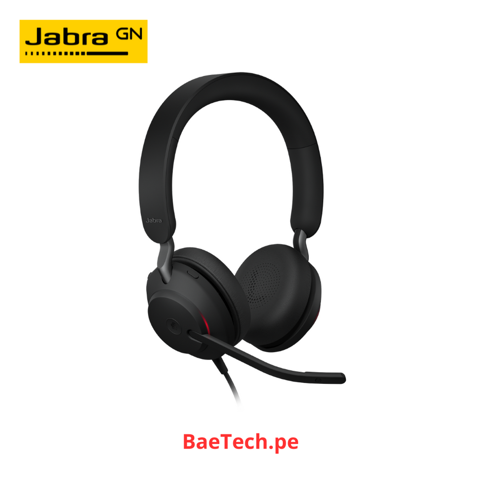 Auricular Jabra Evolve2 40 SE UC Stereo - en oreja - 24189-989-999