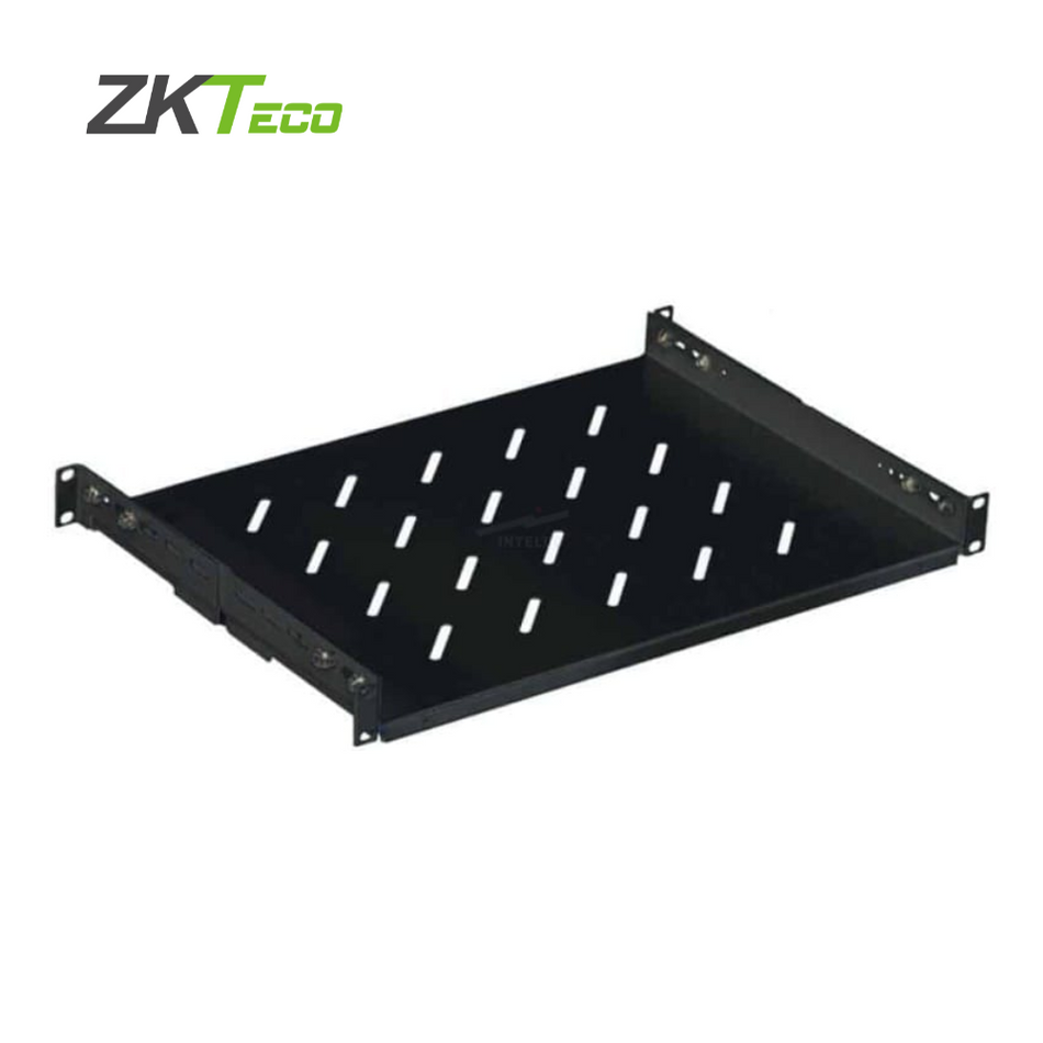 ZKTECO ZK-CH-19X1U-400 - BANDEJA PARA GABINETE FIJA LIVIANA 1RU 19" X 400MM - ACERO LAMINADO NEGRO