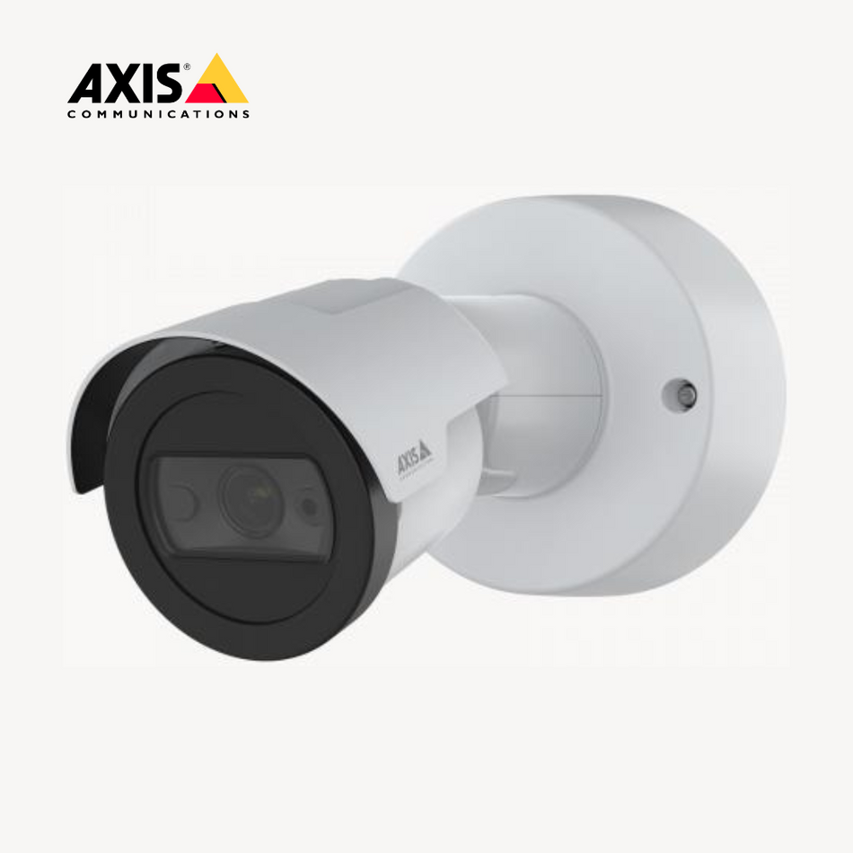 CÁMARA AXIS COMMUNICATIONS M2036-LE 4MP EXTERIOR RED BULLET CON VISIÓN NOCTURNA BLANCA