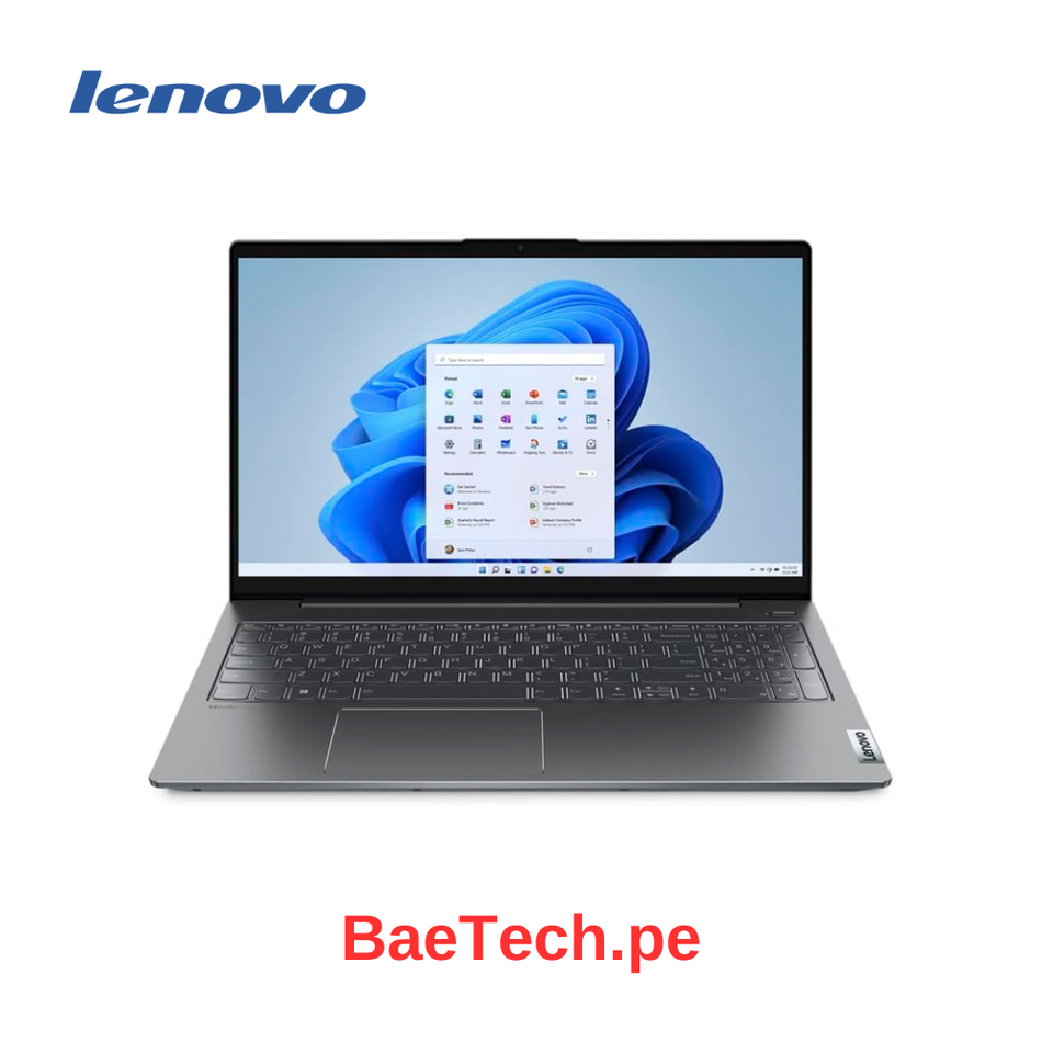 LAPTOP LENOVO IDEAPAD 5 15IAL7 I7-125U, RAM 16Gb, GEFORCE MX550 2Gb,Unidad Sólida SSD 512Gb, Pantalla 15.6", Sistema operativo FreeDOS, Gris, 82SF00EVLM