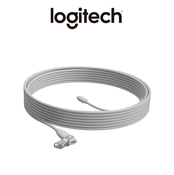 CABLE DE EXTENSIÓN LOGITECH B2B P/RALLY MIC POD 10M BLANCO (952-000047)