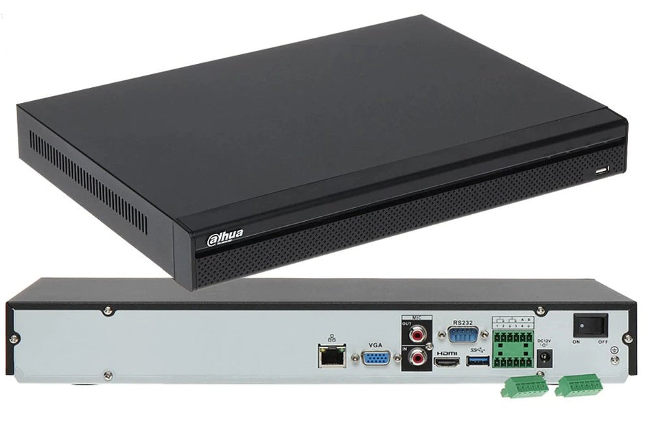 DAHUA NVR5216-4KS2 - GRABADOR NVR 16CH | Hasta 12MP | TASA Bits 320Mbps | Salida HDMI/VGA| 2 HDD | P2P | ONVIF