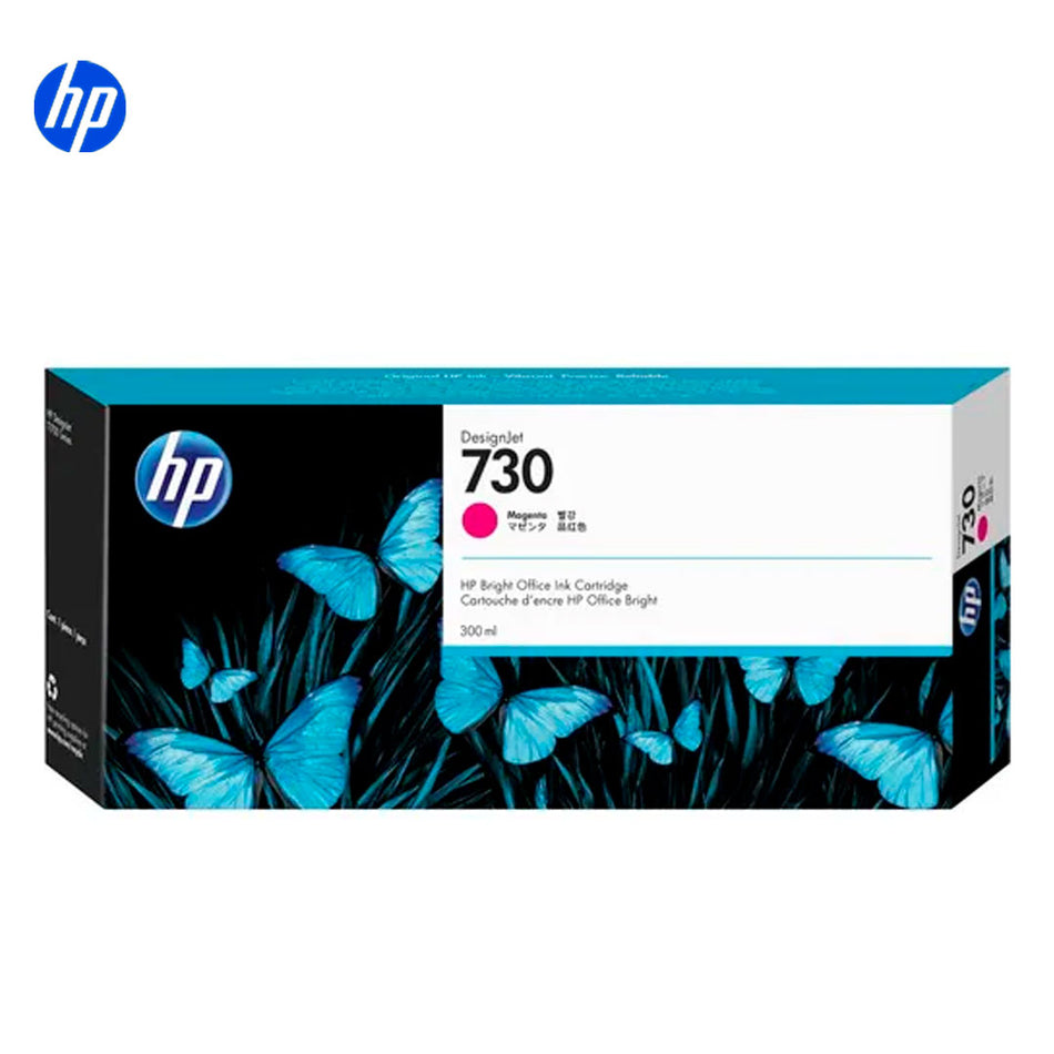 Cartucho de tinta HP 730 Inyección de tinta Magenta Inyección de tinta