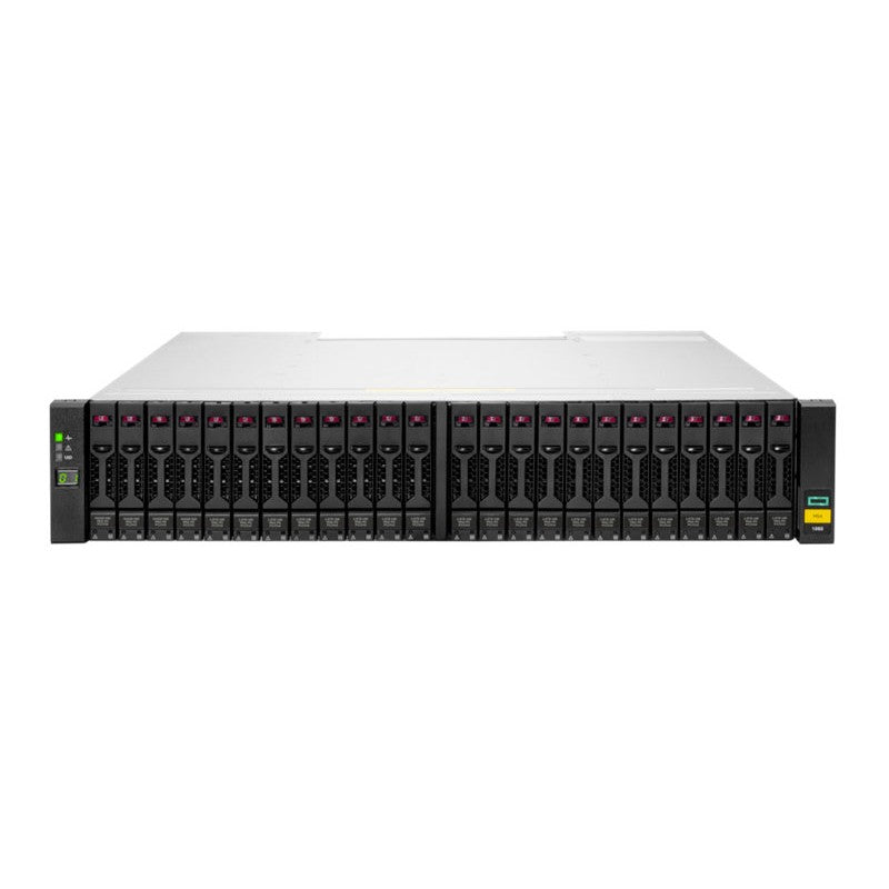 Servidor HPE MSA 1060 SFF, 24 Bahias, 2U, 2x16GB, 14.40TB (12x1,2TB), 2 ports Fibre, 580 W