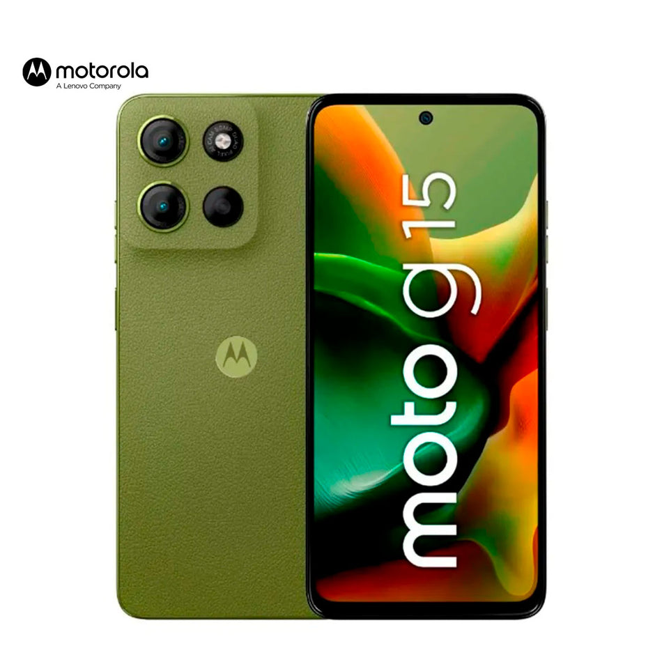 CELULAR MOTOROLA MOTO G15 4GB RAM 128GB RAM VERDE PN PB6D0045PE