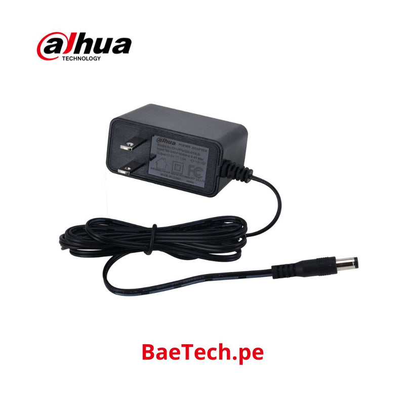 Fuente Poder 12v 1A 1.5m Dahua DH-PFM320-010US