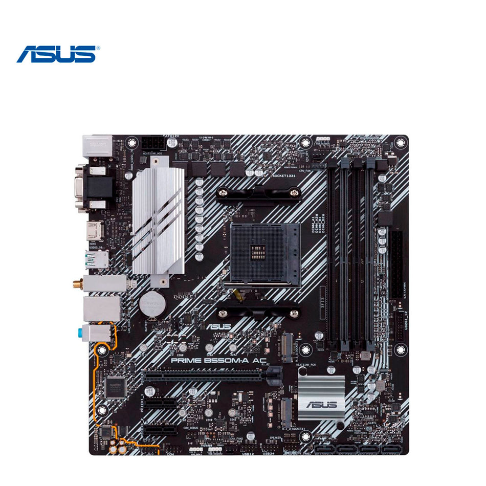 Placa base Asus PRIME B550M-A AC, chipset AMD B550, zócalo AMD AM4, mATX