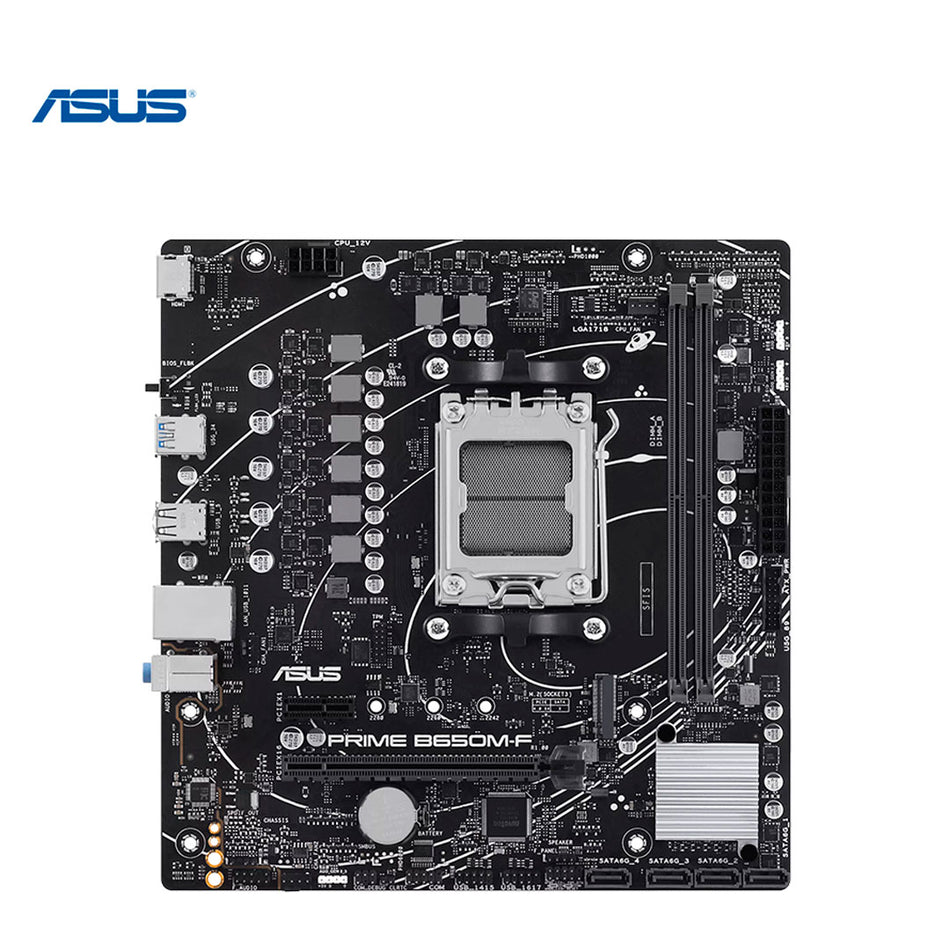 Placa base ASUS PRIME B650M-F, Chipset AMD B650, Zócalo AMD AM5, mATX