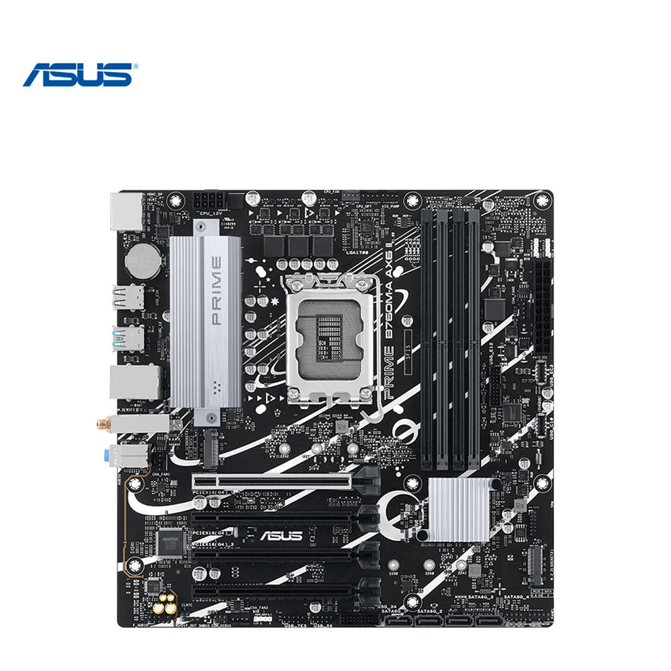 Placa base ASUS PRIME B760M-A AX6 II, chipset Intel B760, LGA1700, mATX