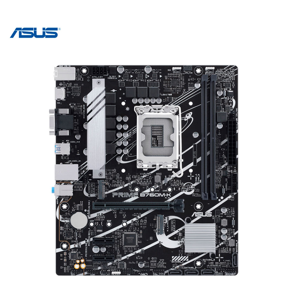 Placa base ASUS PRIME B760M-K, chipset Intel B760, LGA1700, micro-ATX