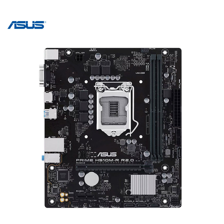 Placa base ASUS PRIME H510M-R R2.0, chipset Intel H470, LGA1200, Micro ATX