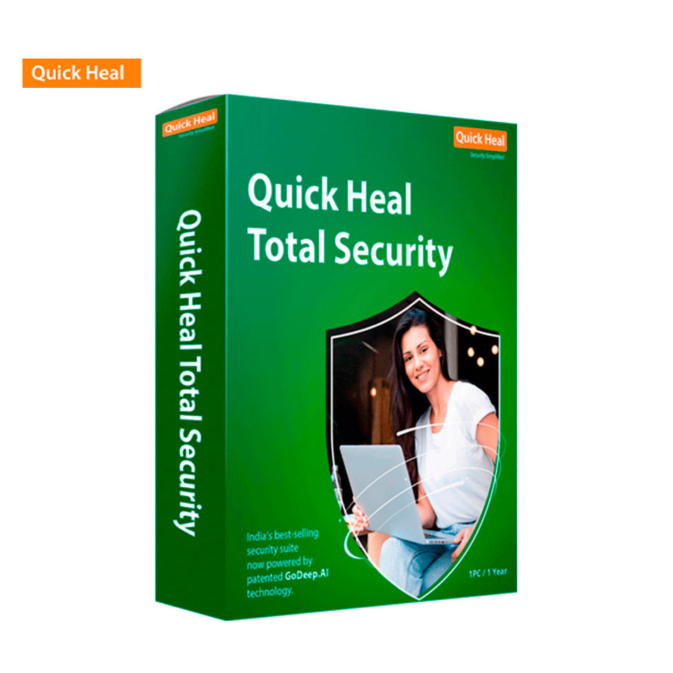 Quick Heal QH-TS-3-12 Total Security 3 Usuarios 1 Año