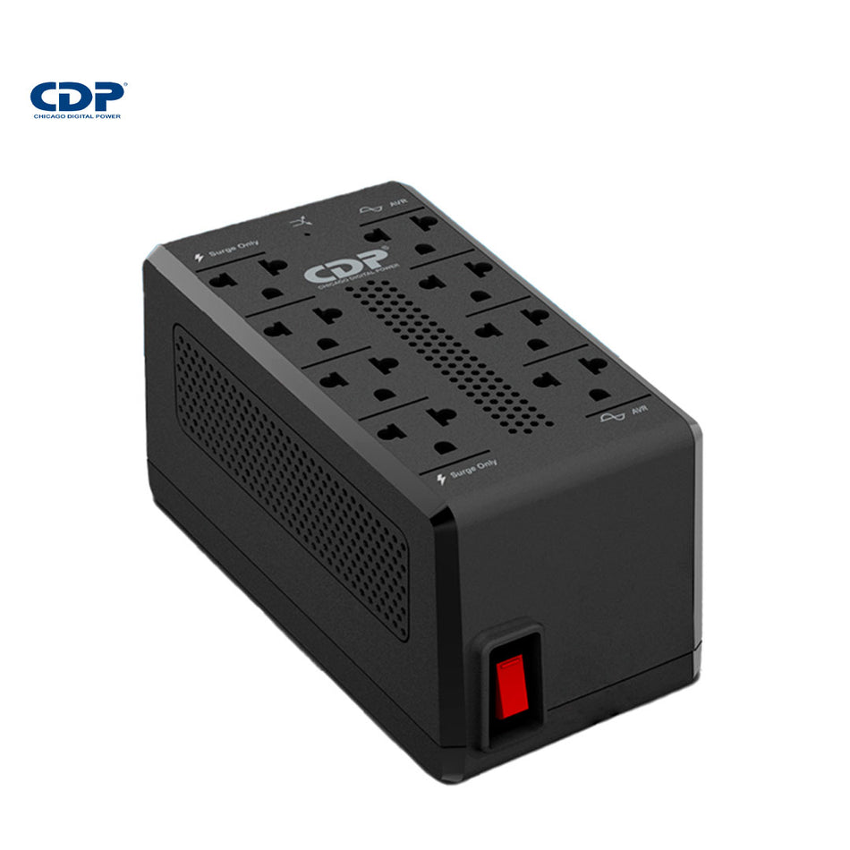 CDP RAVR1008I Estabilizador automatico de voltaje con supresion de picos  900VA/450Watts