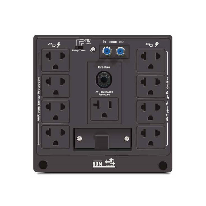 CDP R-AVR5008I Regulador automatico de voltaje con supresion de picos 5000VA / 2500W