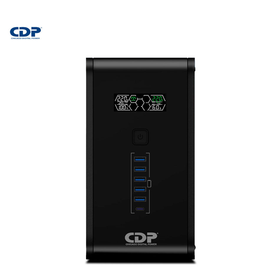 UPS Interactivo CDP R-Smart 751i, 10 Tomas salida 750VA / 375W