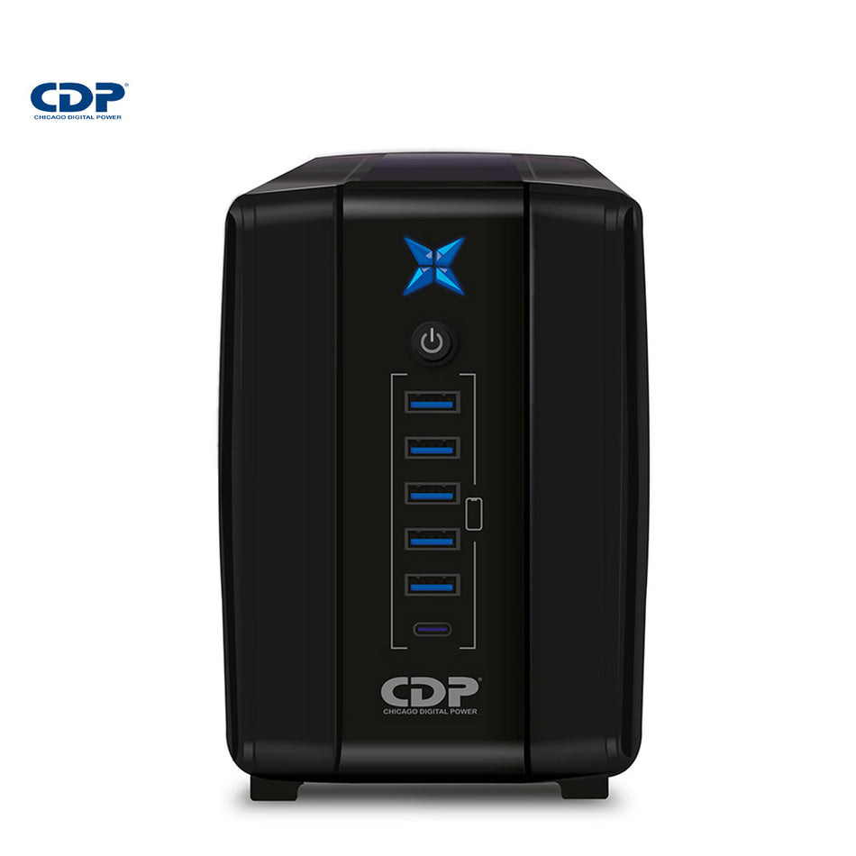UPS CDP R-UPR508i, Interactivo, 500VA, 250W, 220Vca / 50/60Hz (Ajuste Automático)