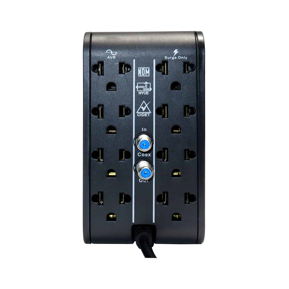 ESTABILIZADOR CDP R2C-AVR1008I 1000VA/500W 8 SALIDAS (R2C-AVR1008I)