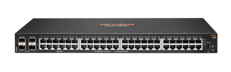 HPE ARUBA R8N86A - SWITCH ADMINISTRABLE HP ARUBA 6000 48G 4SFP CAPA 3