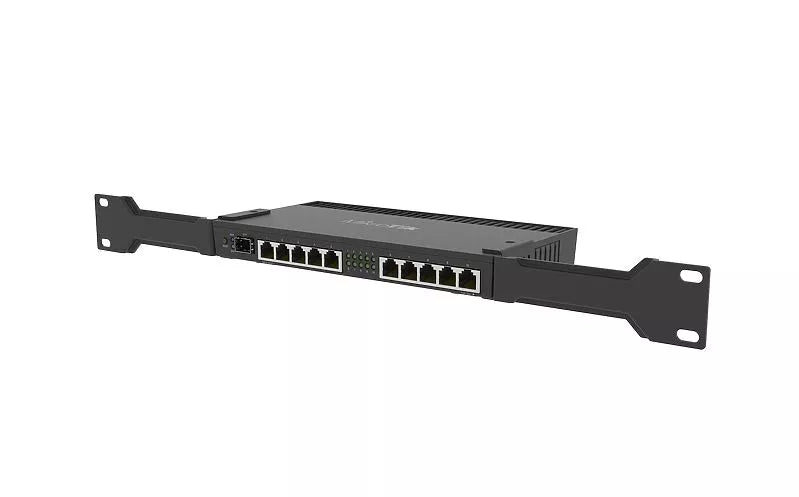 MIKROTIK - RouterBOARD 10P xGigabit LAN Quad-core 1.4Ghz CPU, 1GB RAM, SFP+ 10 Gbps - RB4011iGS+RM