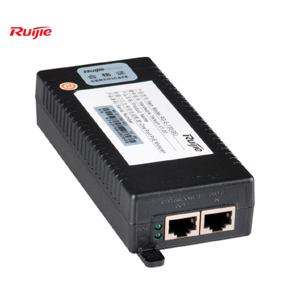 RUIJIE REYEE RG-E-130(GE) Inyector PoE 2 Puerto Gb 30W