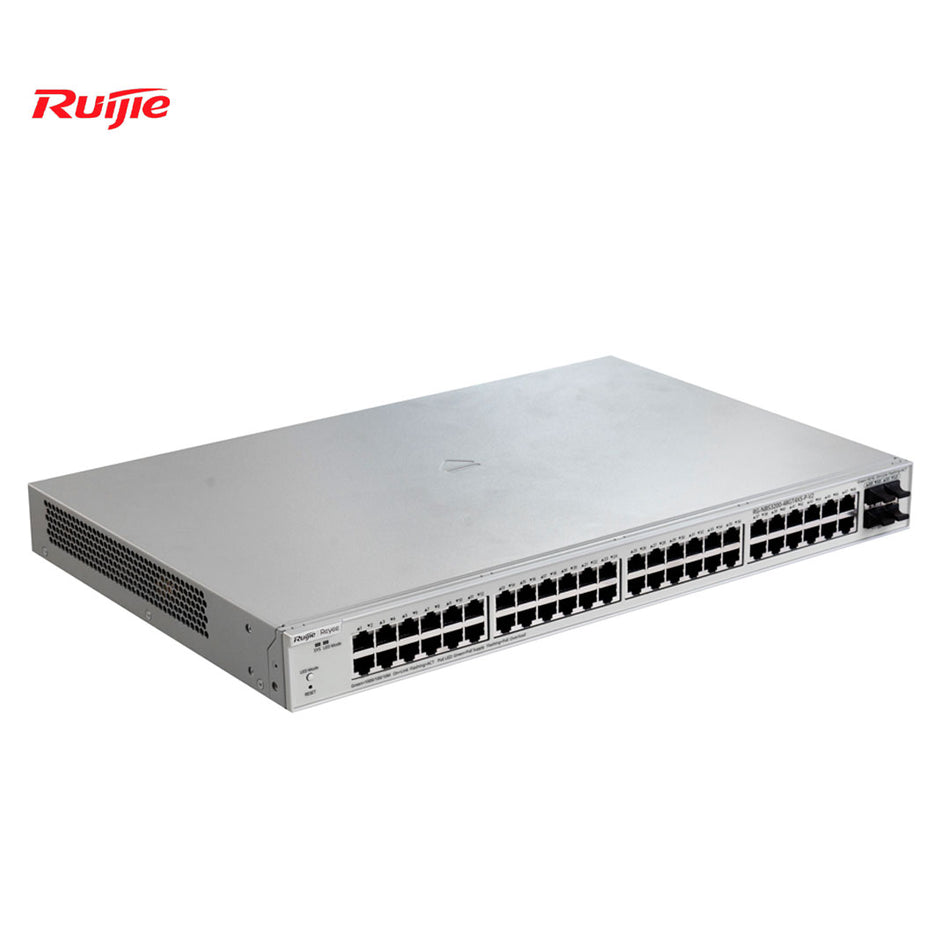 RUIJIE REYEE RG-NBS3200-48GT4XS-P-V2 Switch 48 Puertos RJ45 1Gb PoE/PoE+ 4P 10G SFP+ Apilable 370W