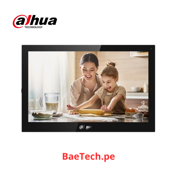 DAHUA Monitor IP POE WIFI LCD Táctil 10" para Videoportero negro - DHI-VTH5341G-W