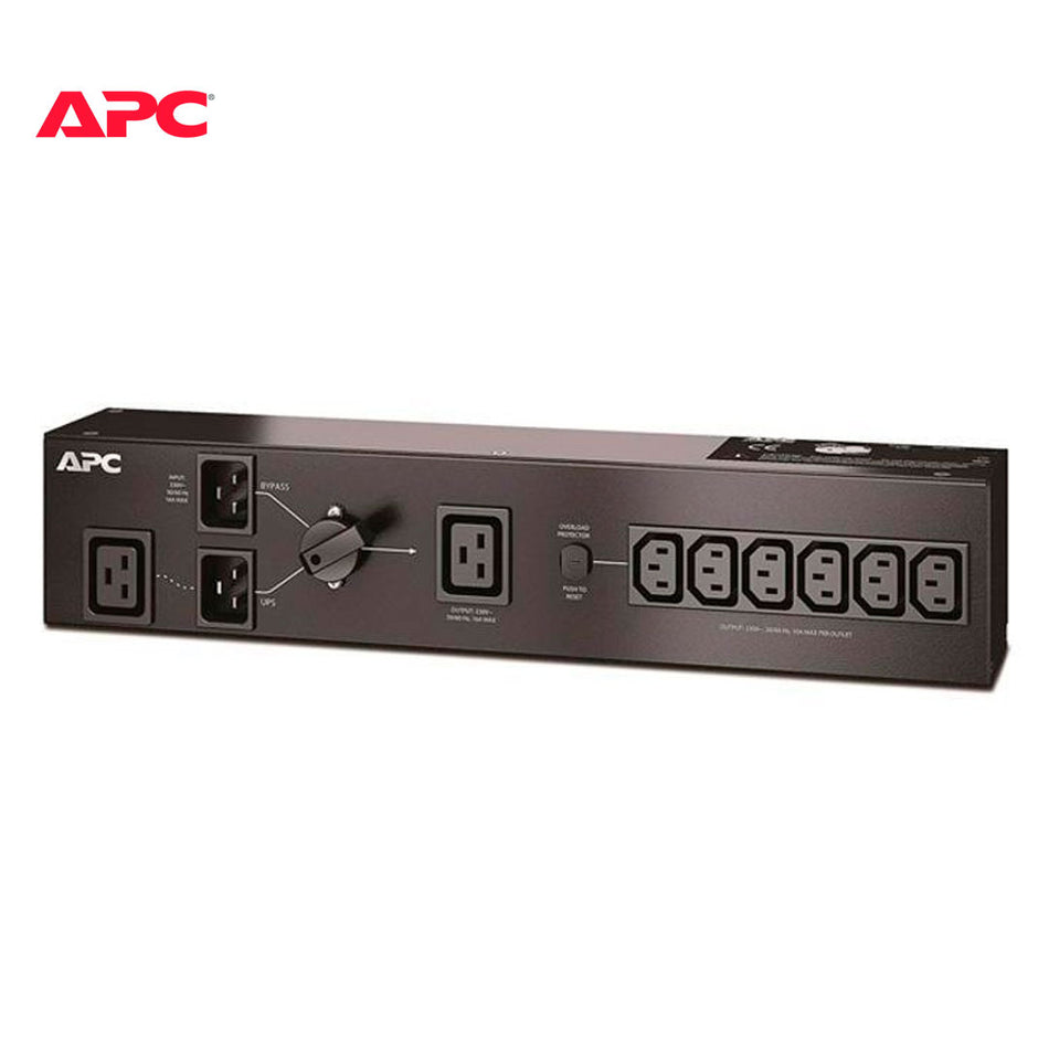 Unidad PDU de bypass para mantenimiento de APC SBP3000RMI, 230V, 16A, C13 y C19.