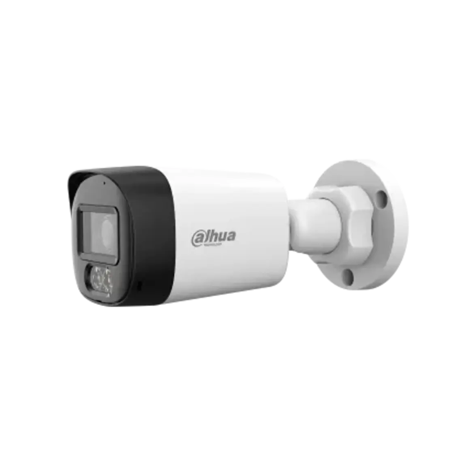 DEAHUA DH-HAC-HFW1801RLN-IL-A CAMARA HDCVI LITE SMART DUAL LIGHT BULLET 8 MP - MIC - IP67 - IR/LUZ CALIDA 30 M