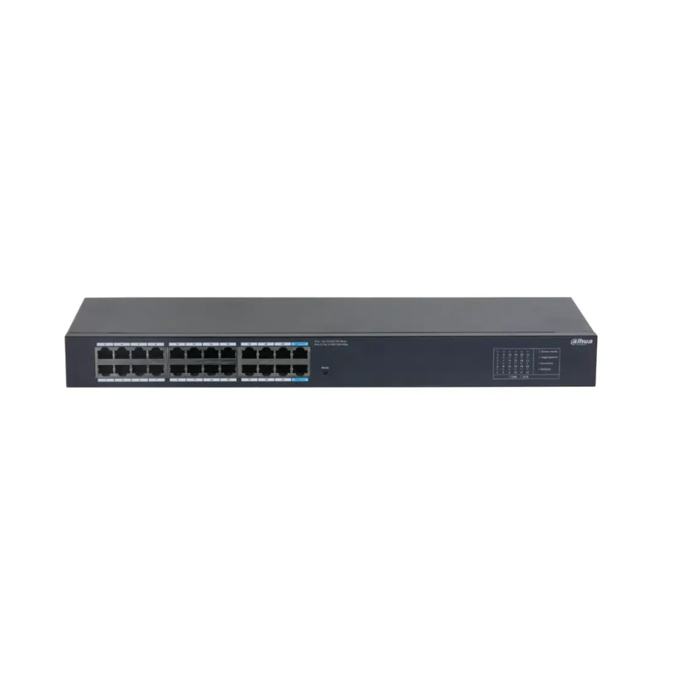 DAHUA DH-SG1024 SWITCH GIGABIT 24 PUERTOS, NO ADMINISTRABLE, CARCASA METÁLICA (NO POE)