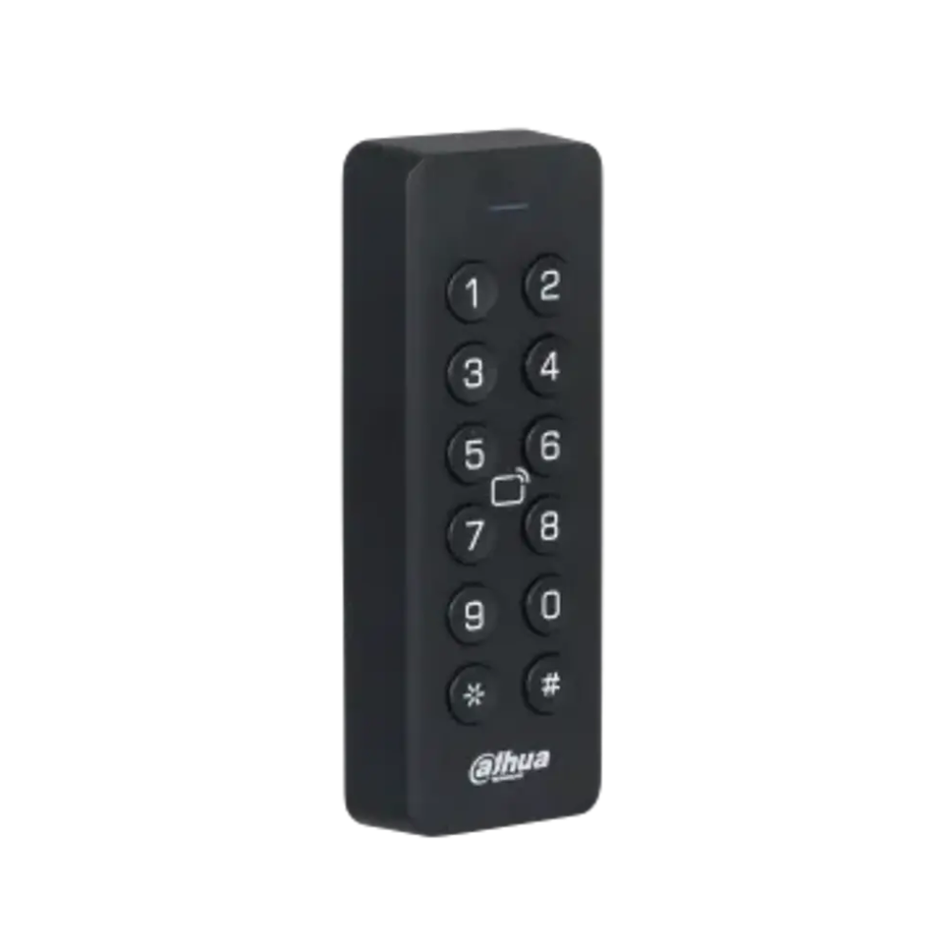DAHUA DHI-ASR2101H LECTOR DE TARJETAS IC CON TECLADO - RS-485/WIEGAND - IP66 - TAMPER - 12 VDC