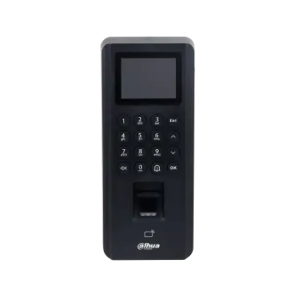 DAHUA DHI-ASI2212J TERMINAL DE CONTROL DE ACCESO AUTONOMO 1 PUERTA - HUELLA/TARJETA IC/CLAVE - TCP/IP - RS-485/WIEGAND - 5K USUARIOS