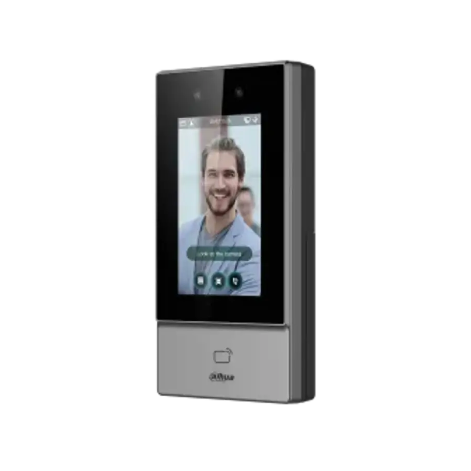 DAHUA DHI-ASI6213S-PW-V1 TERMINAL DE CONTROL DE ACCESO FACIAL AUTONOMO 1 PUERTA - CAMARA DUAL 2 MP - TCP/IP/WIFI - POE - 6K ROSTROS - IP65