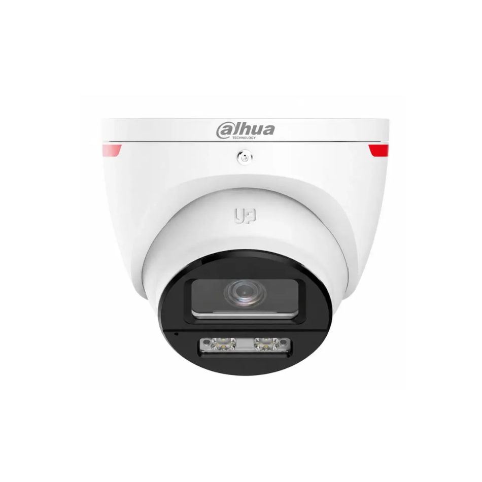DAHUA DH-HAC-HDW1219SMN-IL-A-PRO CAMARA HDCVI WIZCOLOR DOMO EYEBALL METAL 2 MP - 2.8/3.6 MM - SMART DUAL LIGHT 30 M - AI-ISP - MIC - 4EN1 - IP67
