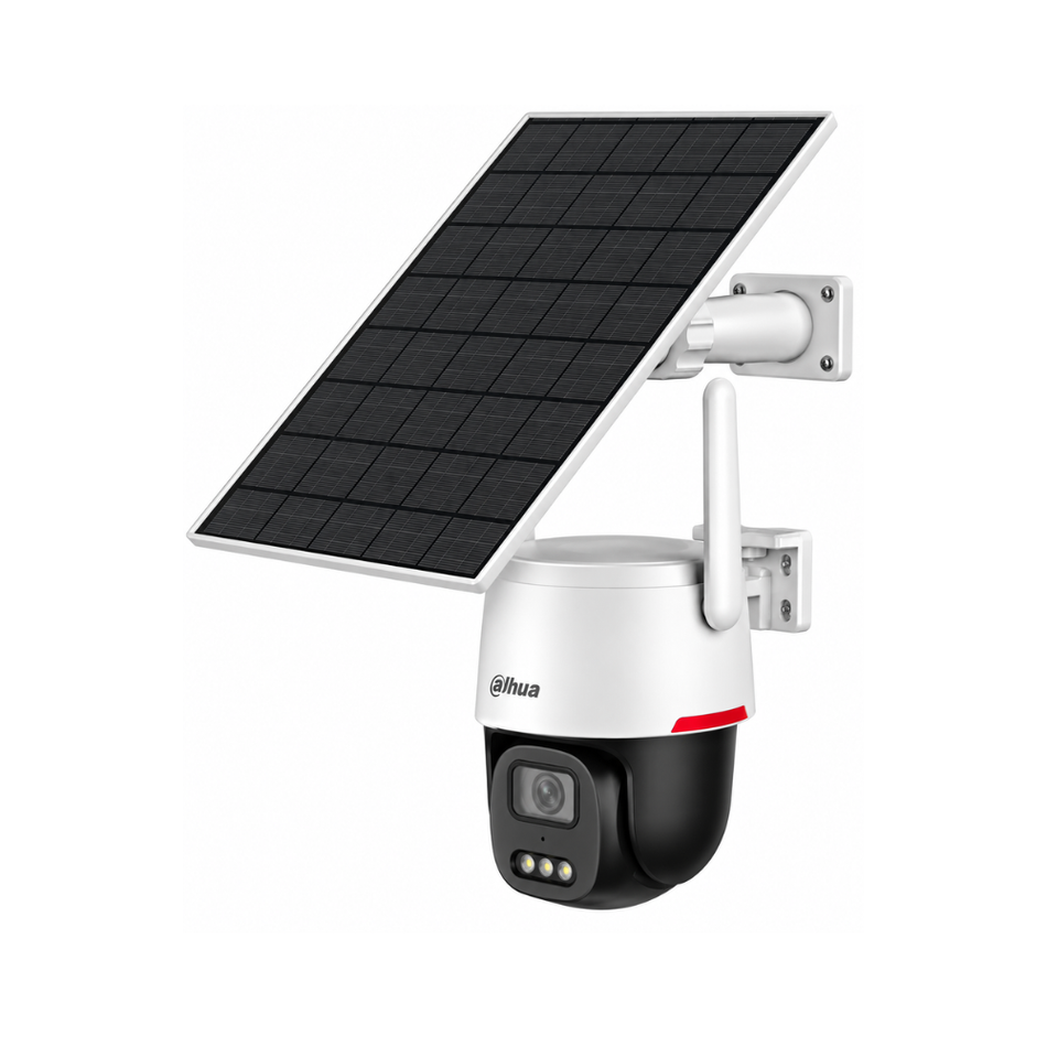 DAHUA DH-BP3EW-4G CAMARA IP PT 4G 3 MP - 3.6 MM - PANEL SOLAR 8 W + BATERIA 36 WH - AOV - LUZ CALIDA 20 M - AUDIO BIDIRECCIONAL - DISUASION ACTIVA - IP66