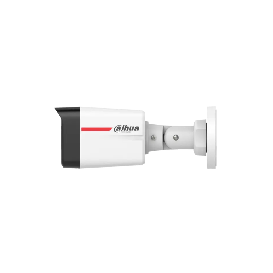 DAHUA DH-IPC-HFW1239TC1-A-PRO CAMARA IP WIZCOLOR LITE BULLET 2 MP - 2.8 MM - LUZ CALIDA 20 M - AI-ISP - DETECCION HUMANA Y VEHICULOS - MIC - POE - IP67