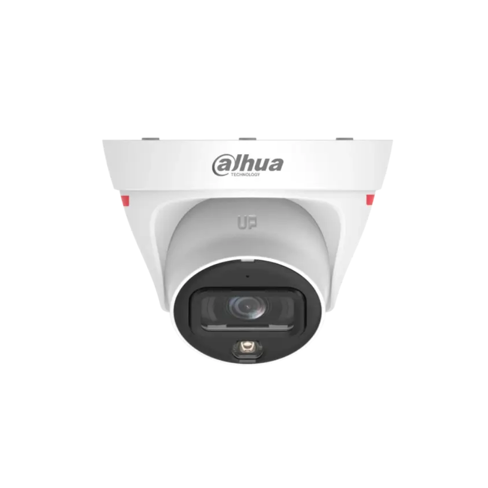 DAHUA DH-IPC-HDW1239T1-A-PRO CAMARA IP WIZCOLOR LITE DOMO EYEBALL 2 MP - 2.8 MM - LUZ CALIDA 20 M - AI-ISP - DETECCION HUMANA Y VEHICULOS - MIC - POE - IP67