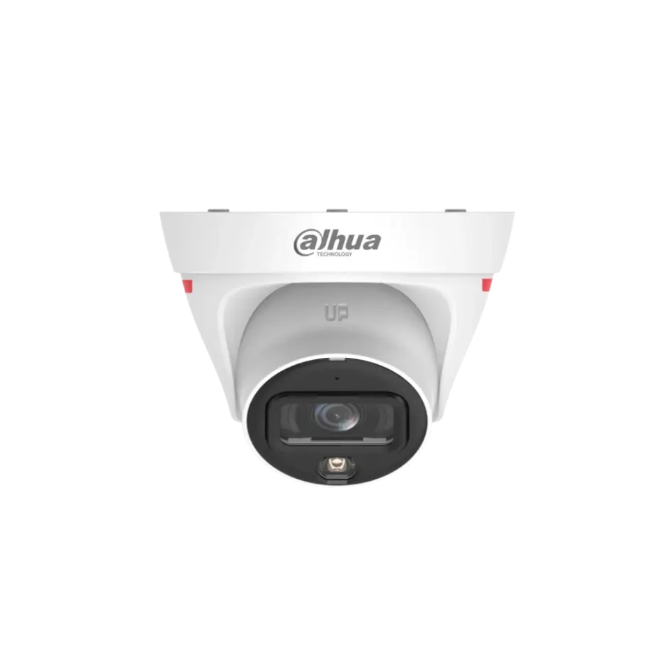 DAHUA DH-IPC-HDW1439T1-A-PRO CAMARA IP WIZCOLOR LITE DOMO EYEBALL 4 MP - 2.8 MM - LUZ CALIDA 20 M - WDR 120 DB - DETECCION HUMANA Y VEHICULOS - MIC - POE - IP67