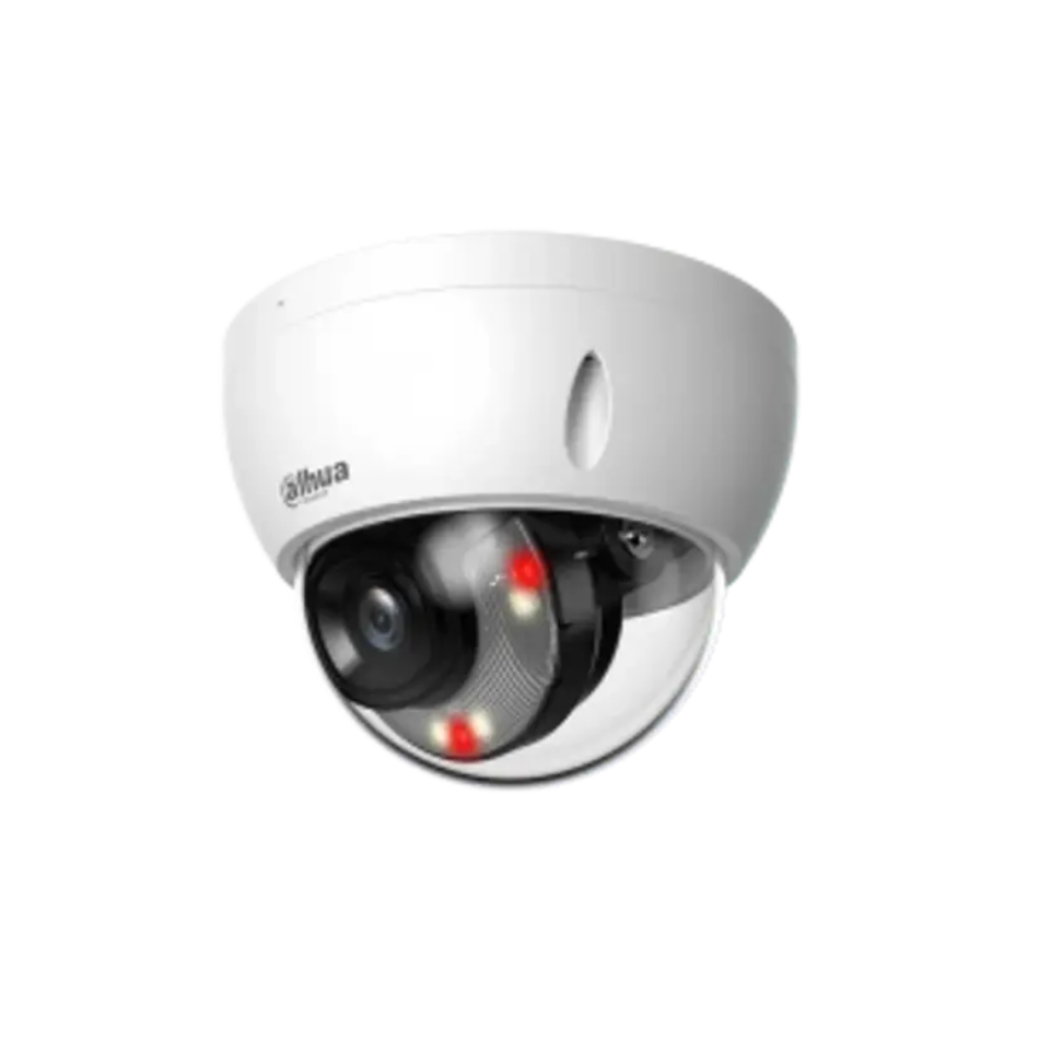 DAHUA DH-IPC-HDBW2249E-S-IL CAMARA IP WIZSENSE DOMO ANTIVANDALICO METAL 2 MP - SMART DUAL LIGHT 30 M - SMD PLUS - MIC - POE - IP67 - IK10