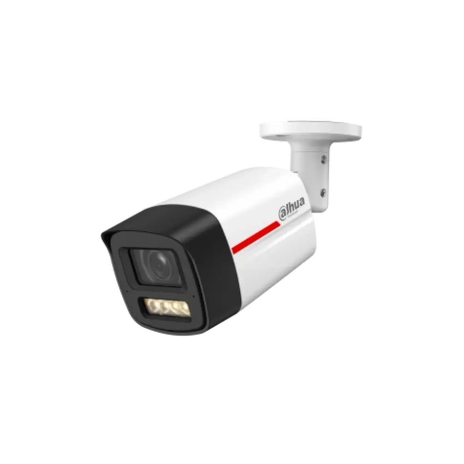 DAHUA DH-IPC-HFW2449TL-S-PROX CAMARA IP WIZCOLOR X WIZSENSE BULLET METAL 4 MP - LUZ CALIDA 30 M - AI-ISP 2.0 - SMD PLUS - MIC DUAL - POE - IP67