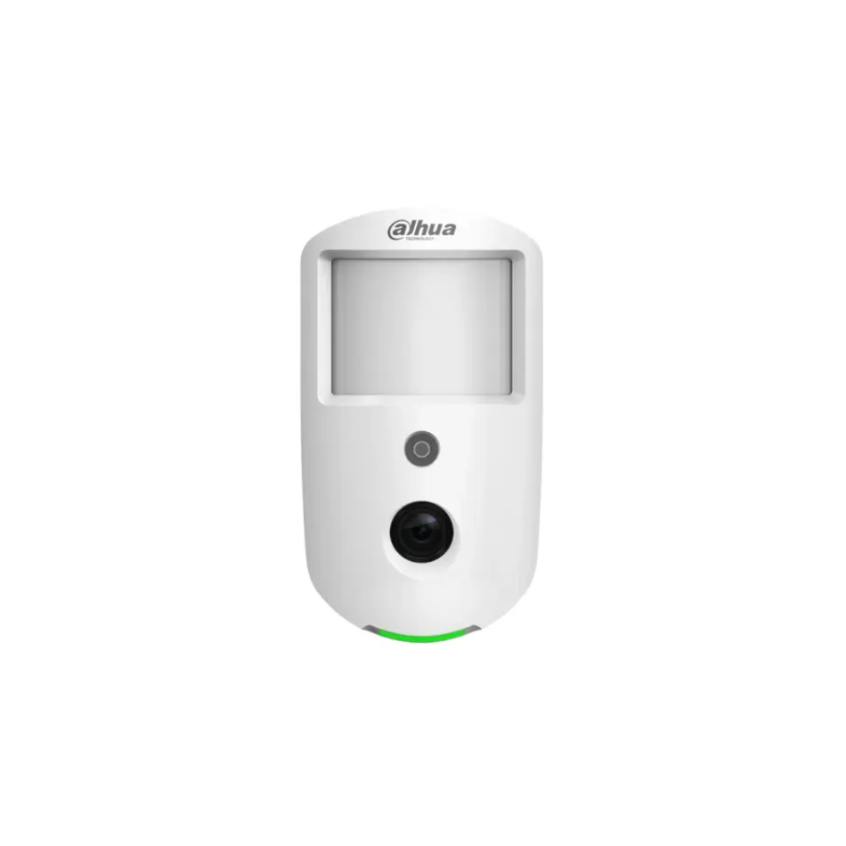 DAHUA DHI-ARD1731-W2 DETECTOR PIR INALAMBRICO CON CAMARA 2 MP - 12 M / 86° - INMUNIDAD A MASCOTAS 18 KG - VERIFICACION VISUAL RF-HD - AES128