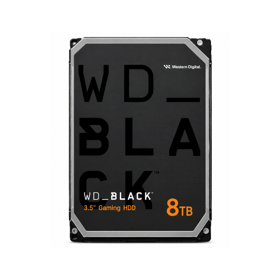 WESTERN DIGITAL WD8002FZBX DISCO DURO 8TB BLACK 3.5" SATA 7200 RPM PARA JUEGOS